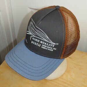 PISTIL McCoy Hood River Oregon Snapback Adjustable Trucker Style Hat Fly Fishing